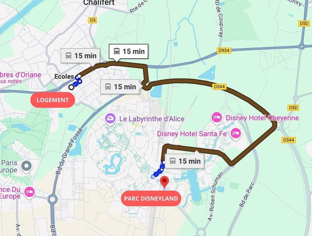 C4 Les Jardins D'Orsonville Chessy  Εξωτερικό φωτογραφία